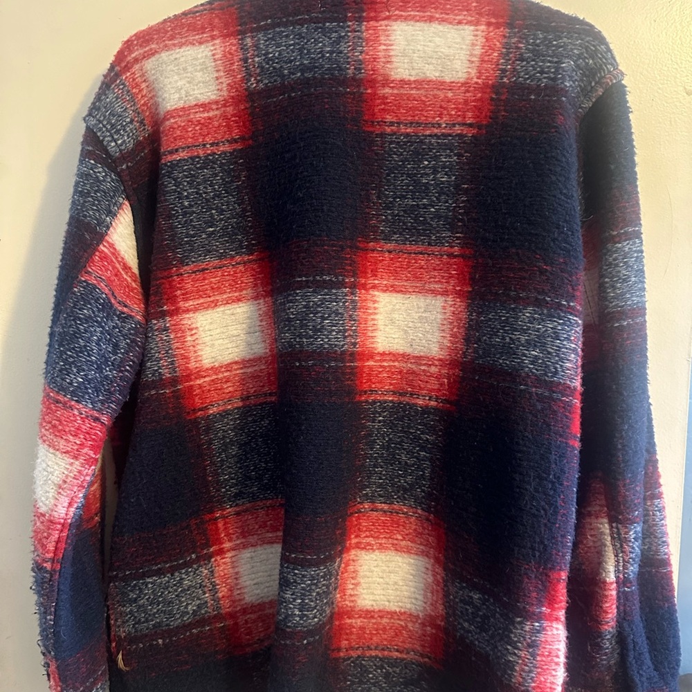 Plaid Wool-Blend Jacket - Picture 2 of 2